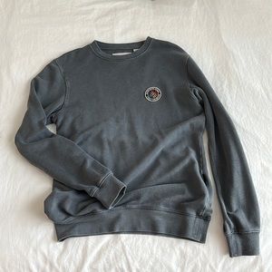 Small Dark grey VISSLA Solid Sets Crewneck